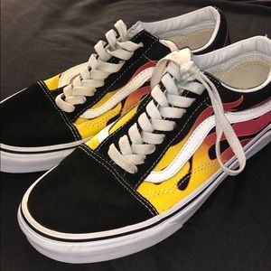 Vans flame old skool